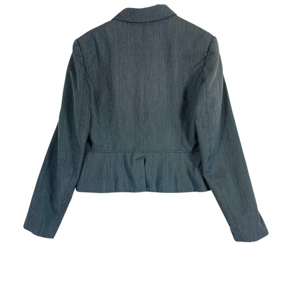 Rayon Blend 2 piece set  womens cropped blazer sz 9 & pencil skirt sz 7 col grey - Picture 3 of 16